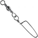 Pevnostní obratlík s karabinou Jaxon vel.4/5ks KA1